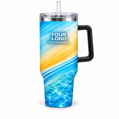 PSN069 personalized tumbler 40oz front product mockup