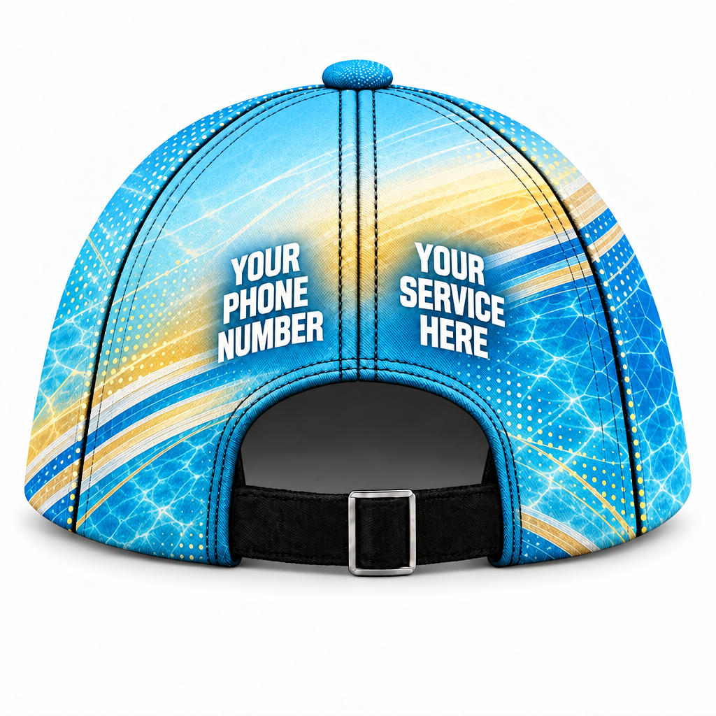 PSN070 personalized cap back product mockup