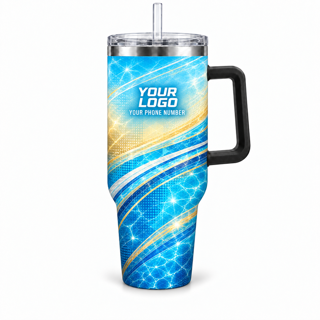 PSN070 personalized tumbler 40oz front product mockup