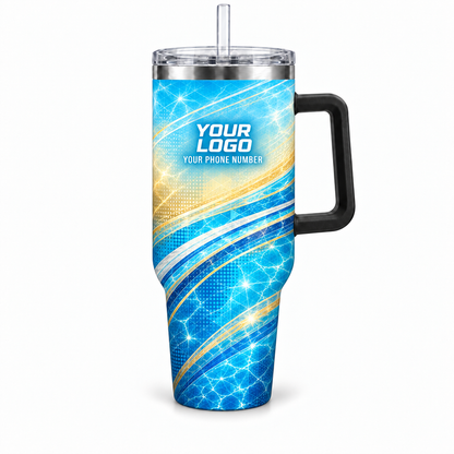 PSN070 personalized tumbler 40oz front product mockup