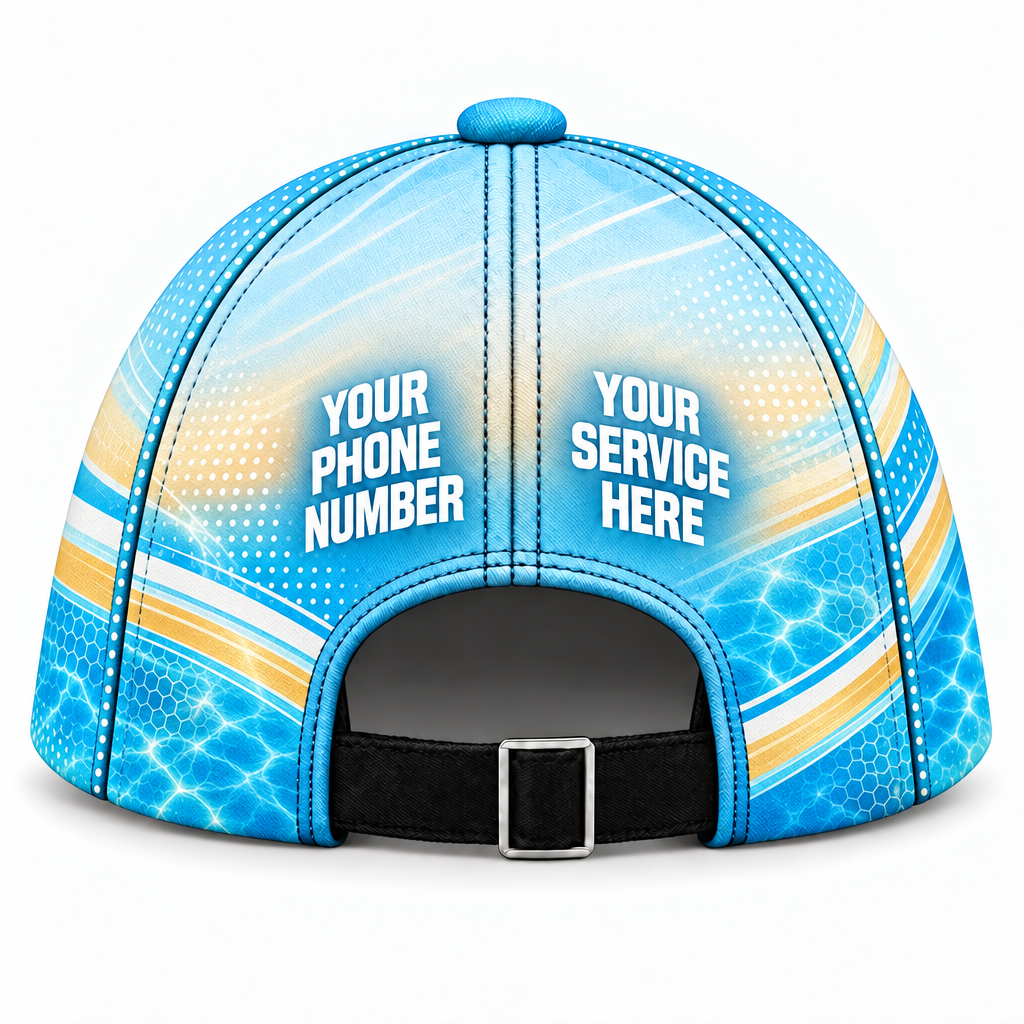 PSN071 personalized cap back product mockup