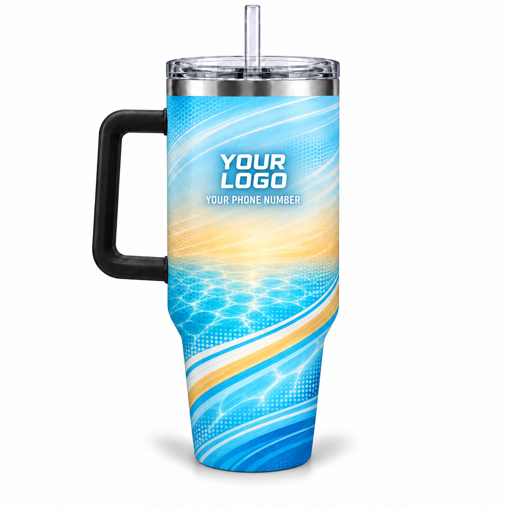 PSN071 personalized tumbler 40oz back product mockup