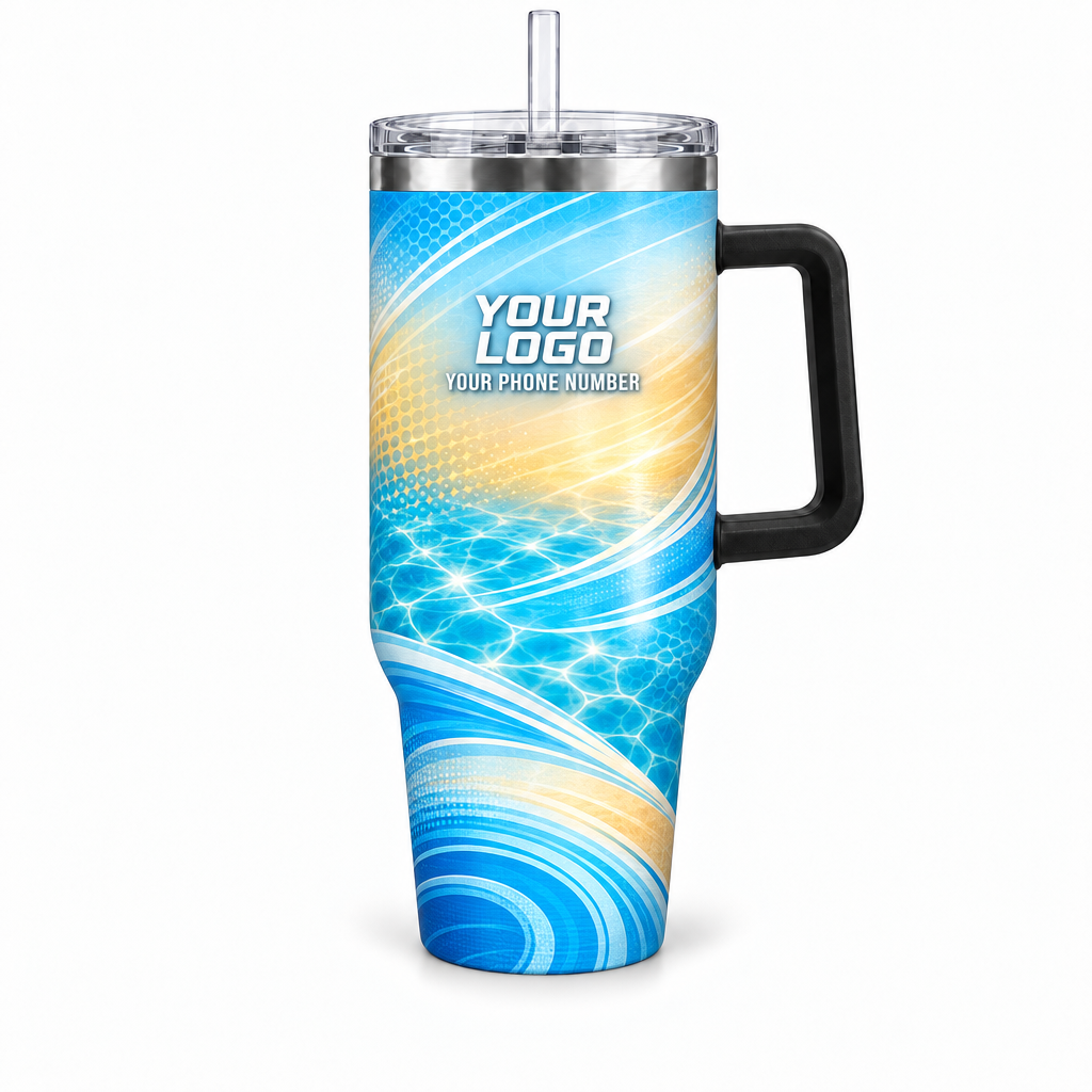 PSN071 personalized tumbler 40oz front product mockup