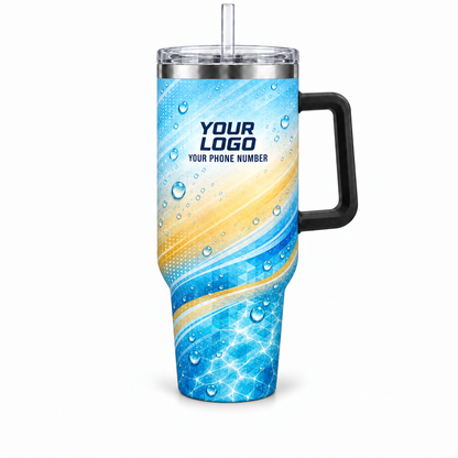 PSN072 personalized tumbler 40oz front product mockup