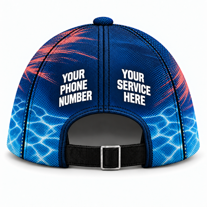 PSN074 personalized cap back product mockup