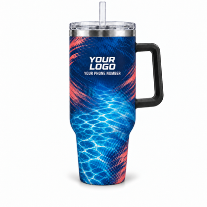 PSN074 personalized tumbler 40oz front product mockup