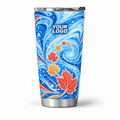 PSN075 personalized tumbler 20oz front product mockup