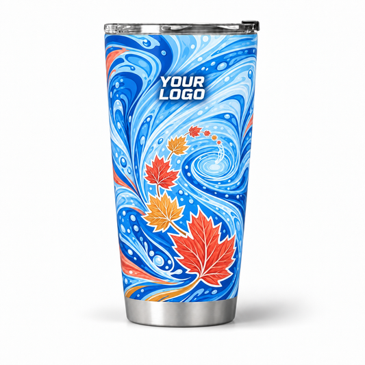 PSN075 personalized tumbler 20oz front product mockup
