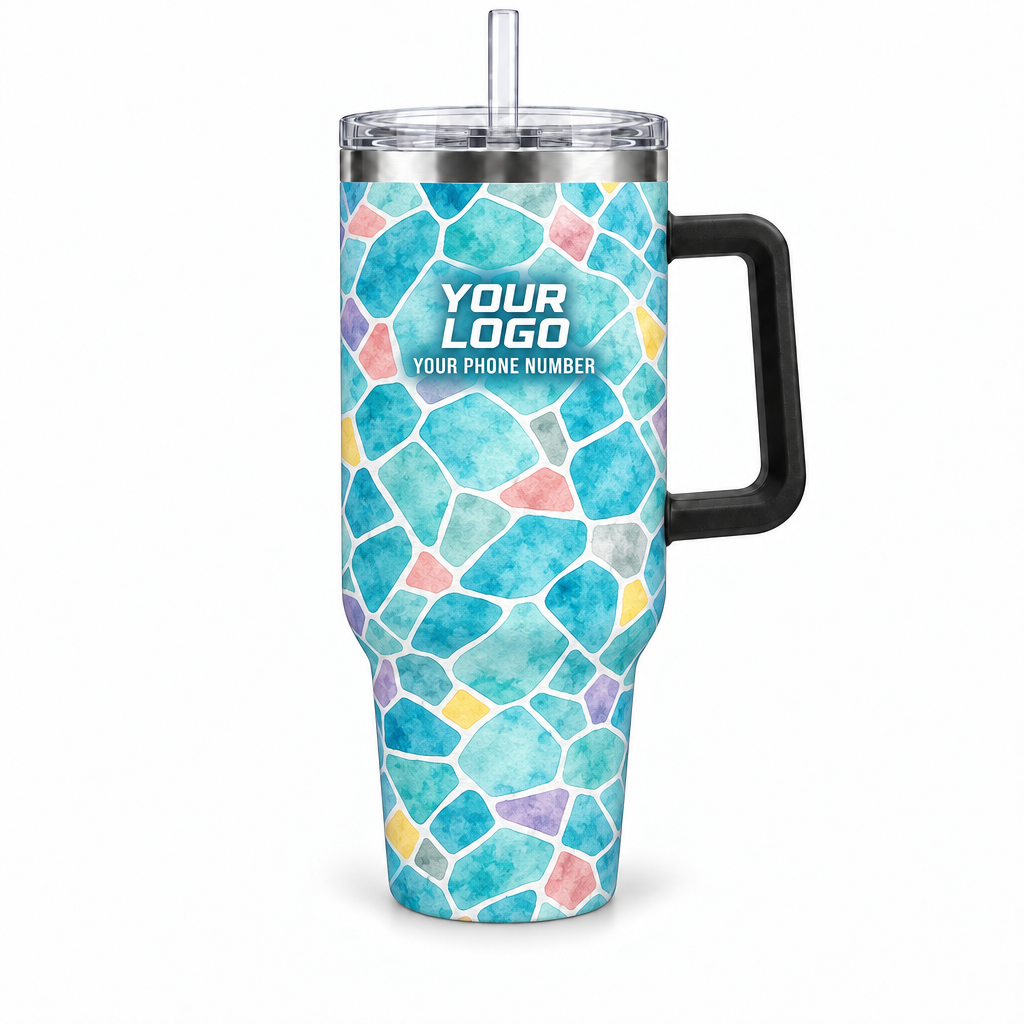 PSN077 personalized tumbler 40oz front product mockup