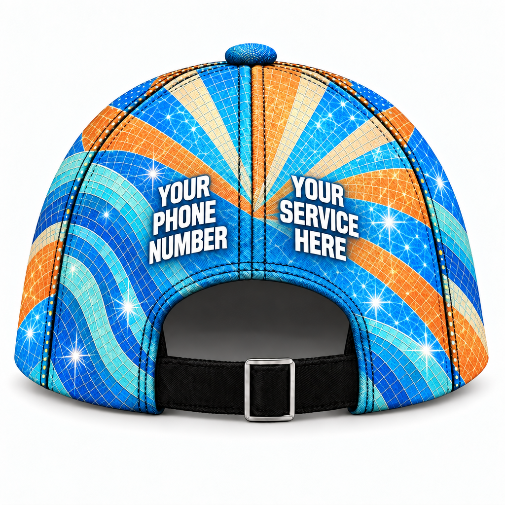 PSN078 personalized cap back product mockup