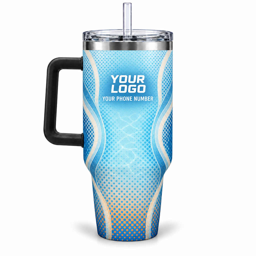 PSN079 personalized tumbler 40oz back product mockup