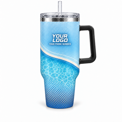 PSN079 personalized tumbler 40oz front product mockup