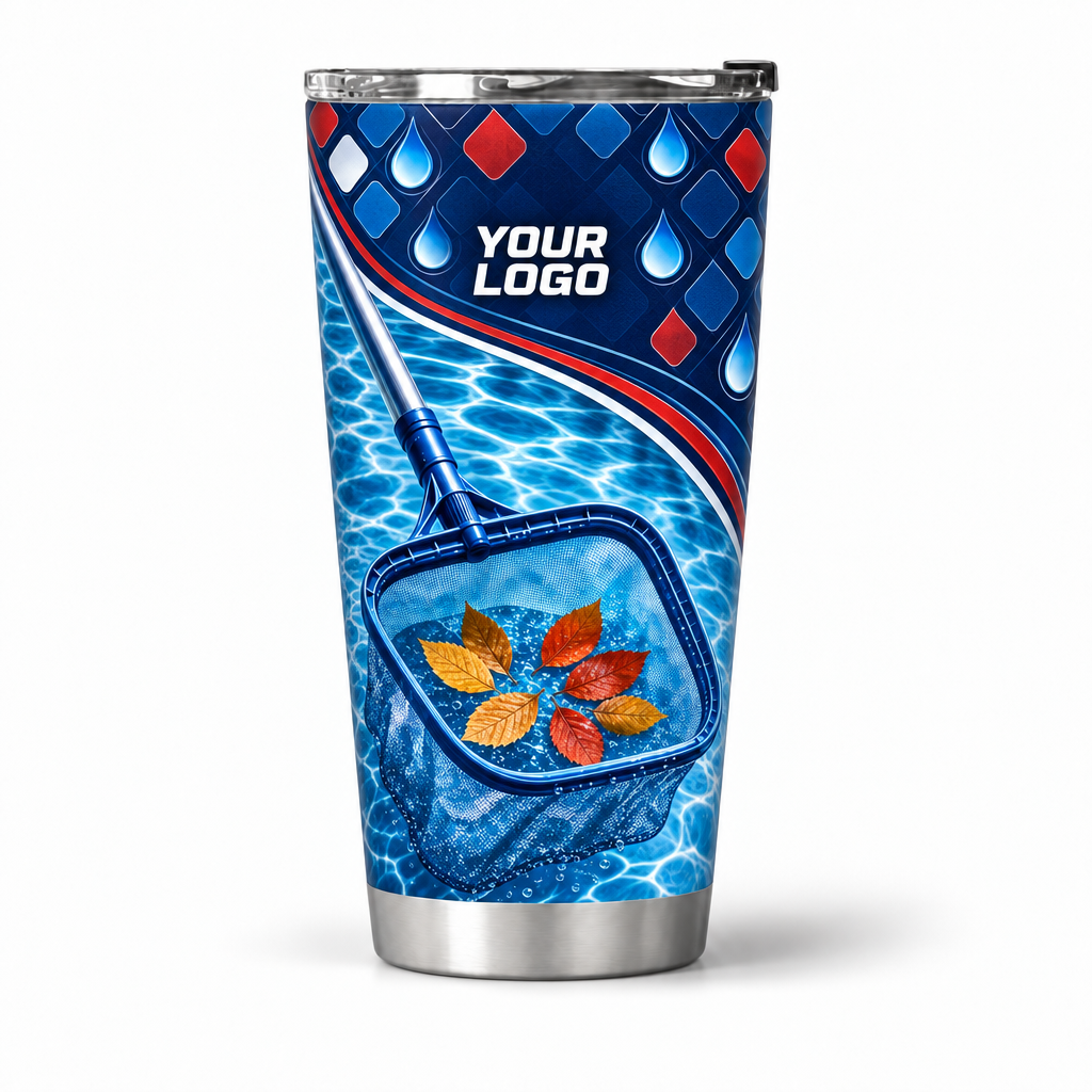 PSN081 personalized tumbler 20oz front product mockup