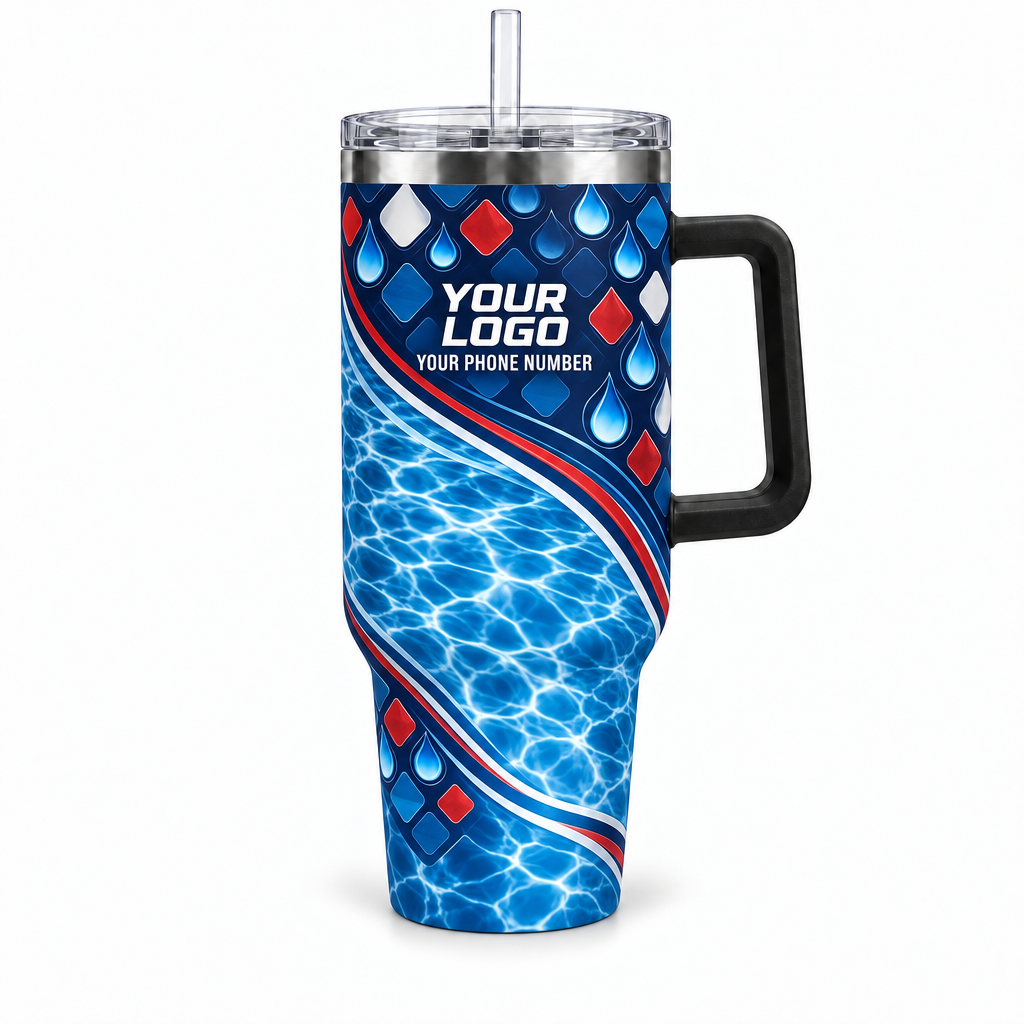 PSN081 personalized tumbler 40oz front product mockup