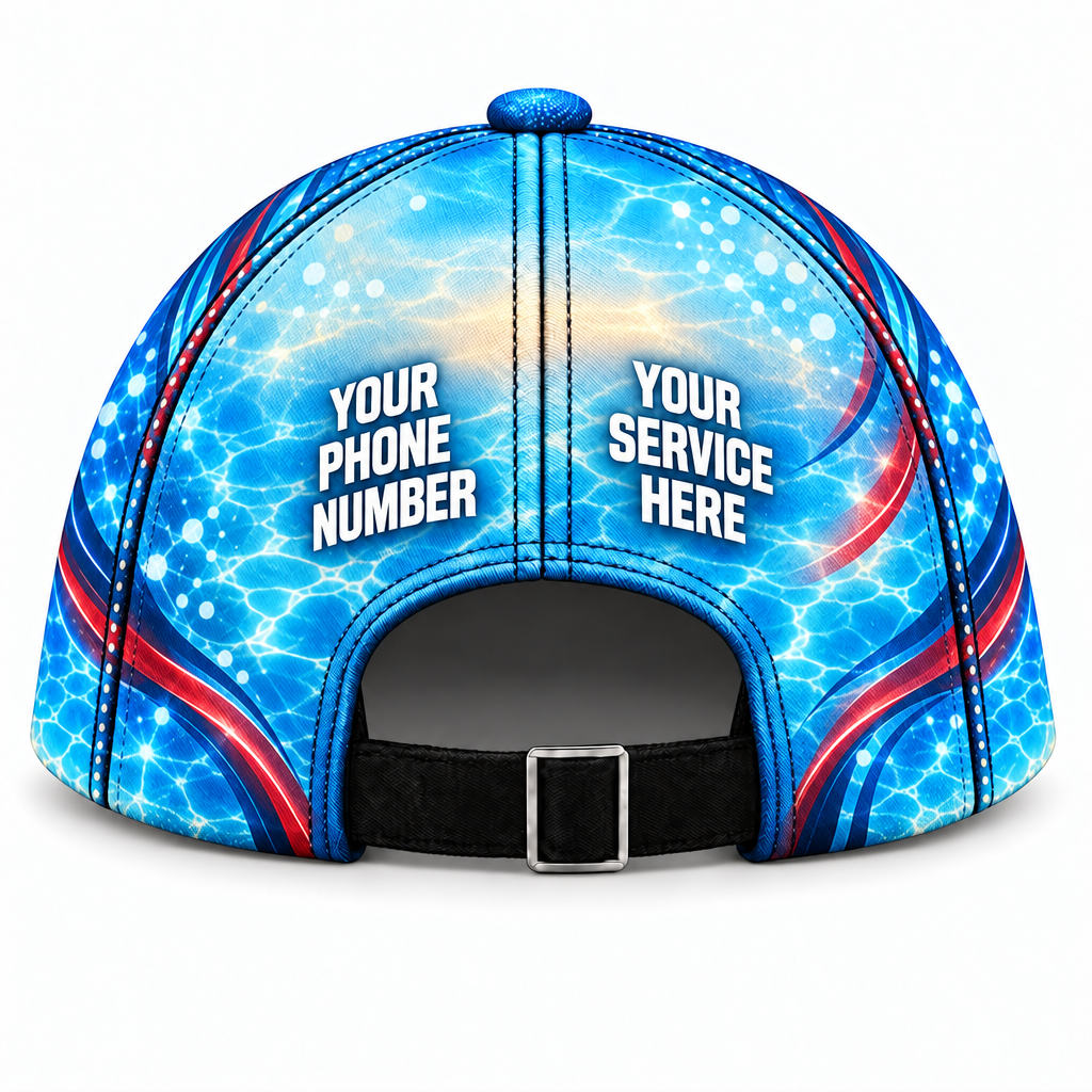 PSN082 personalized cap back product mockup