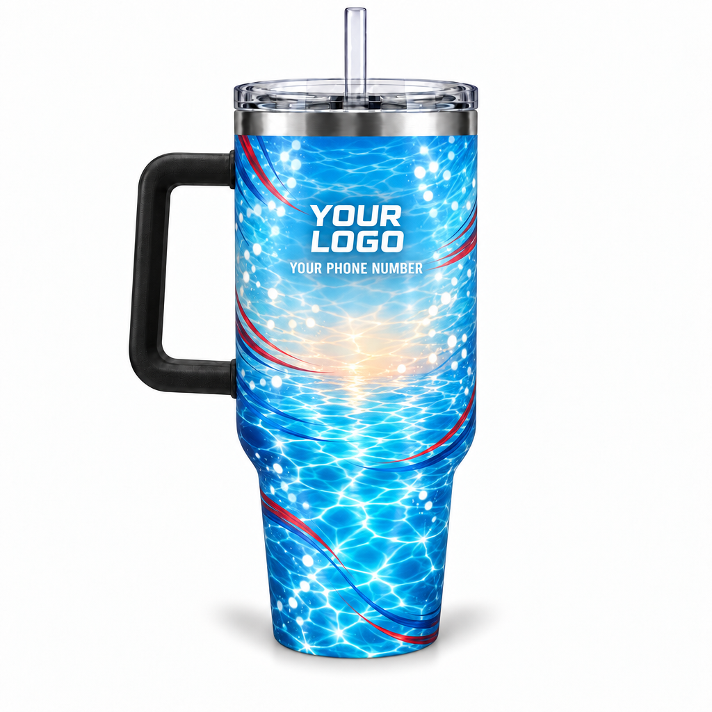 PSN082 personalized tumbler 40oz back product mockup
