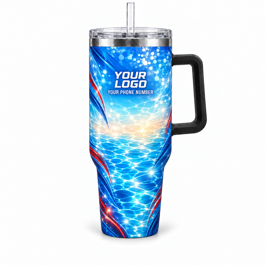 PSN082 personalized tumbler 40oz front product mockup