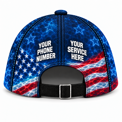 PSN083 personalized cap back product mockup