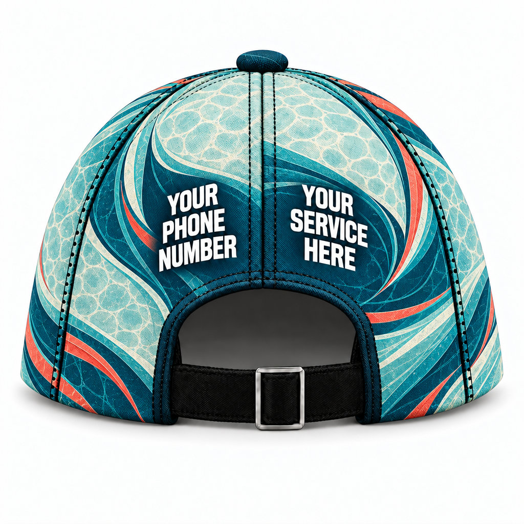PSN084 personalized cap back product mockup