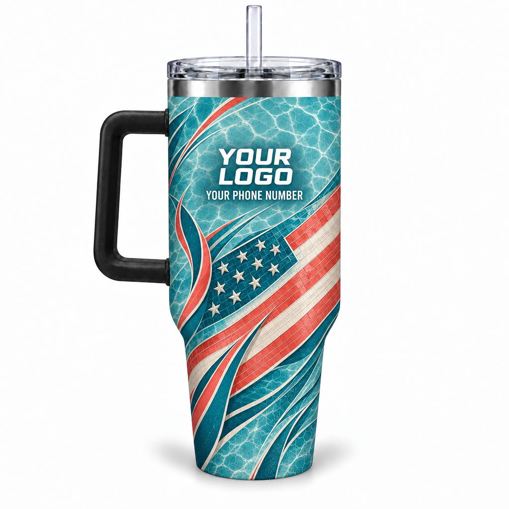 PSN085 personalized tumbler 40oz back product mockup