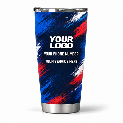 PTN001 personalized tumbler 20oz back product mockup