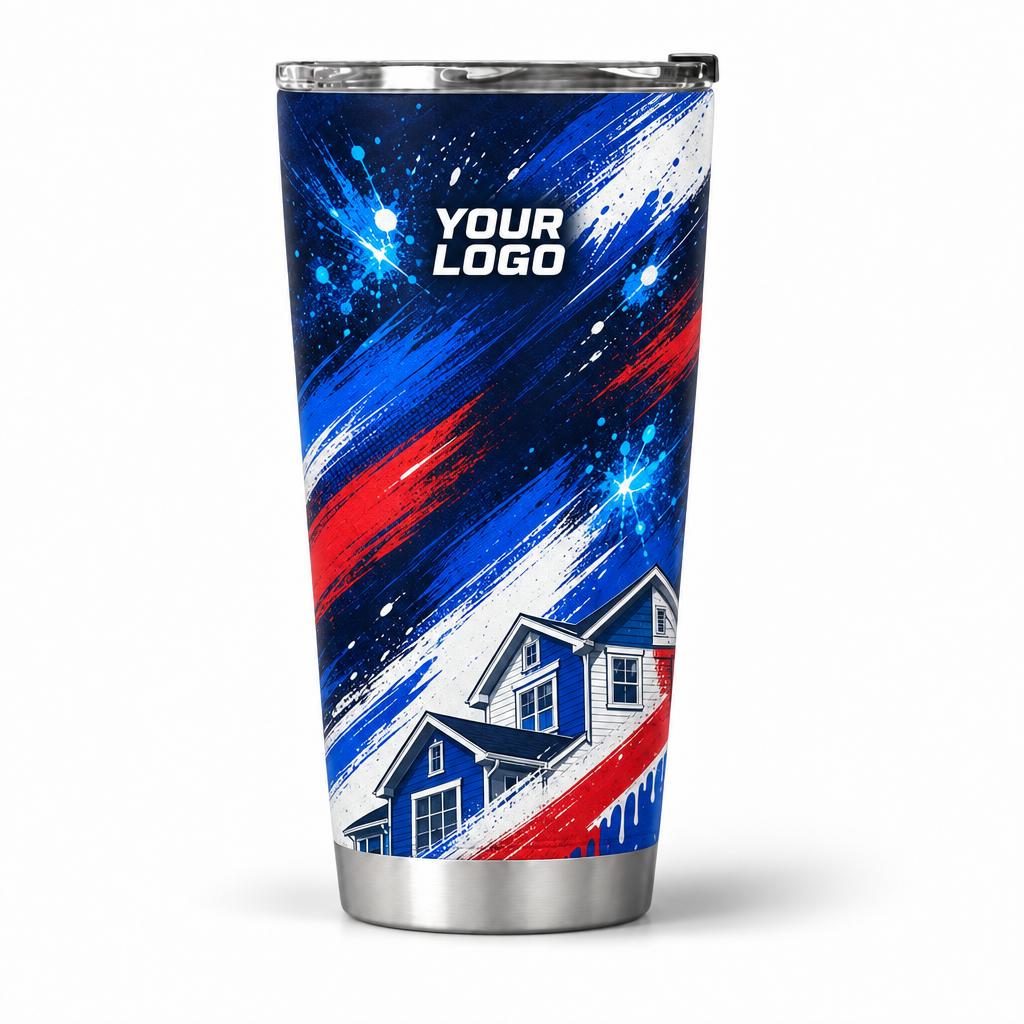 PTN001 personalized tumbler 20oz front product mockup