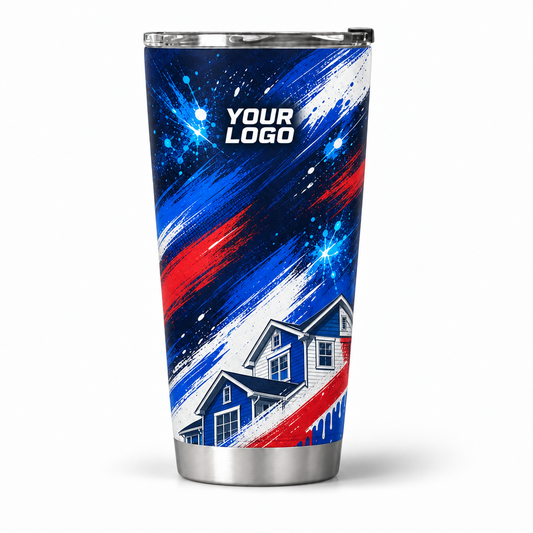 PTN001 personalized tumbler 20oz front product mockup