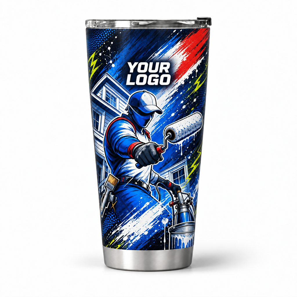 PTN002 personalized tumbler 20oz front product mockup