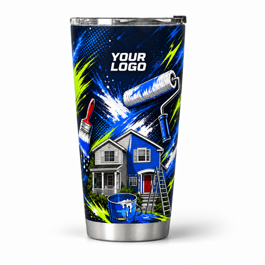 PTN003 personalized tumbler 20oz front product mockup