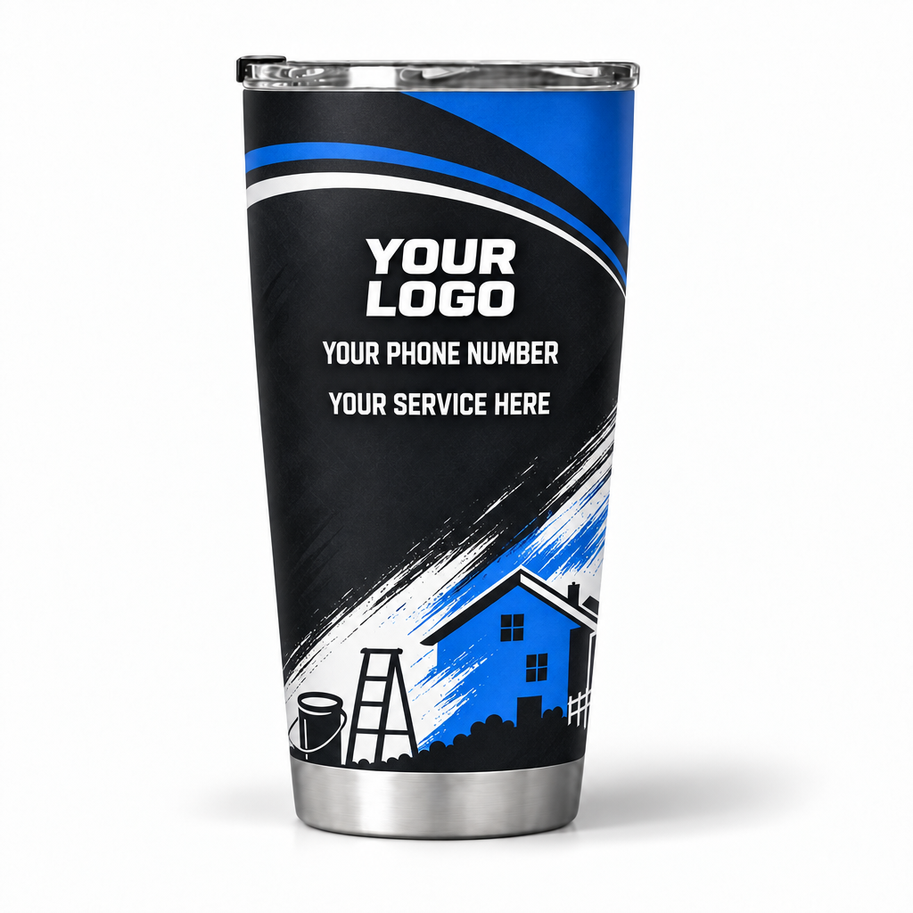 PTN004 personalized tumbler 20oz back product mockup