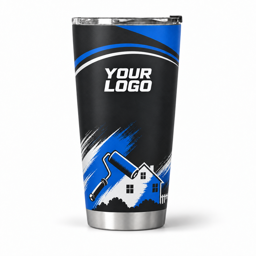 PTN004 personalized tumbler 20oz front product mockup