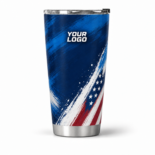 PTN005 personalized tumbler 20oz front product mockup