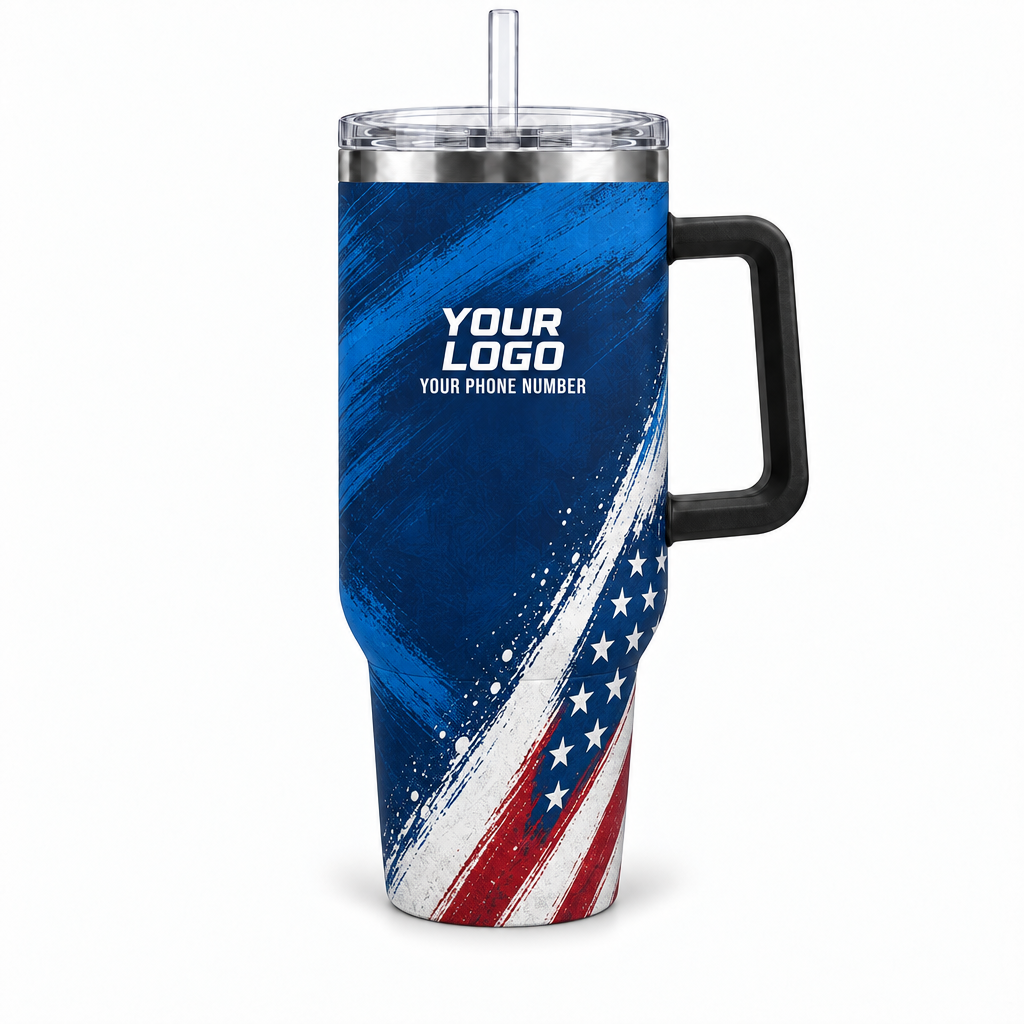 PTN005 personalized tumbler 40oz front product mockup