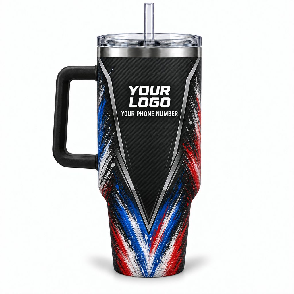 PTN006 personalized tumbler 40oz back product mockup
