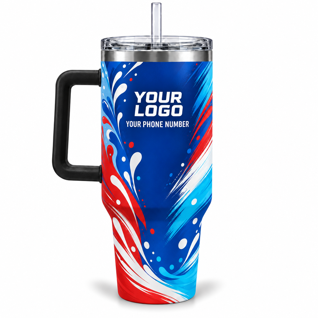 PTN007 personalized tumbler 40oz back product mockup