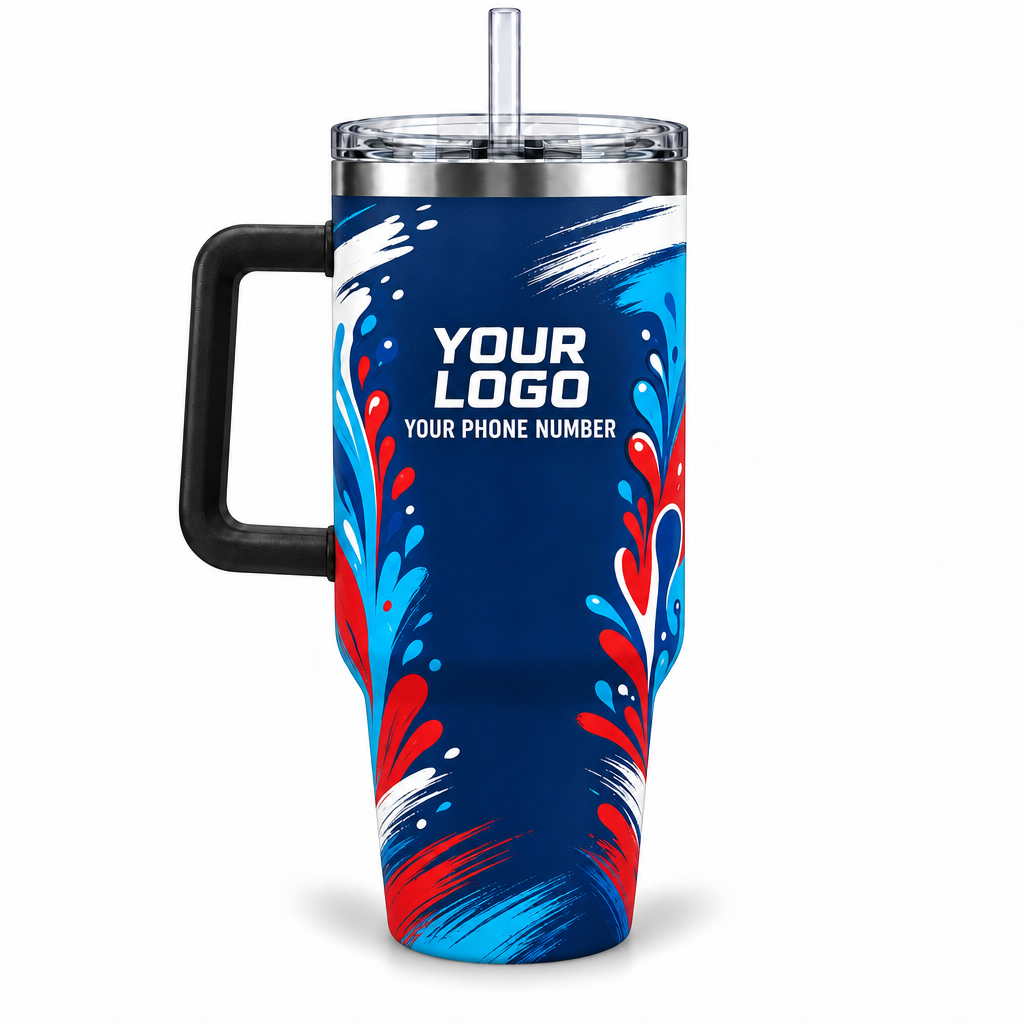 PTN008 personalized tumbler 40oz back product mockup