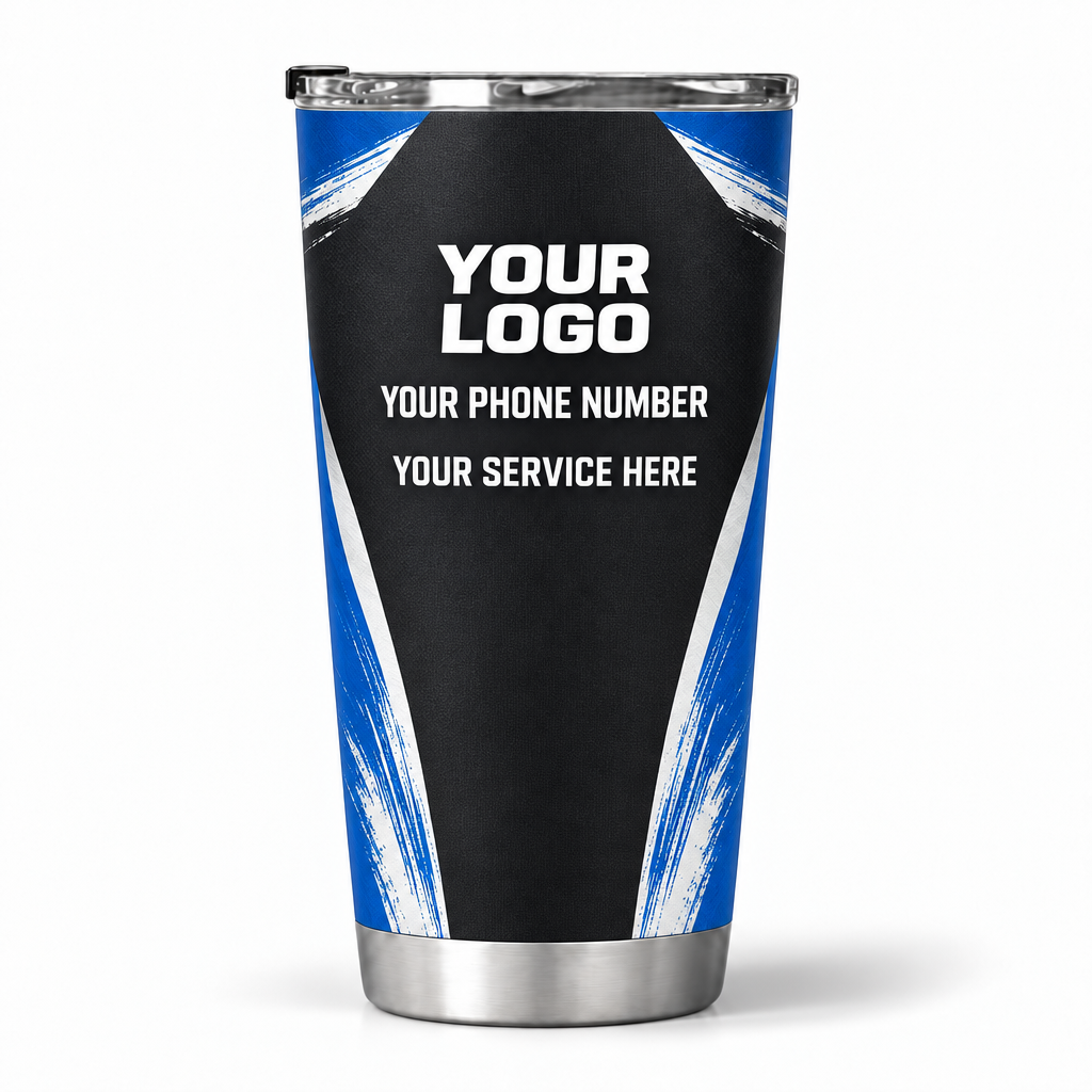 PTN010 personalized tumbler 20oz back product mockup