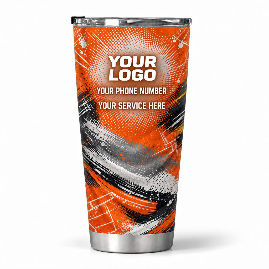 PTN011 personalized tumbler 20oz back product mockup
