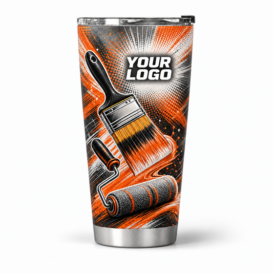 PTN011 personalized tumbler 20oz front product mockup
