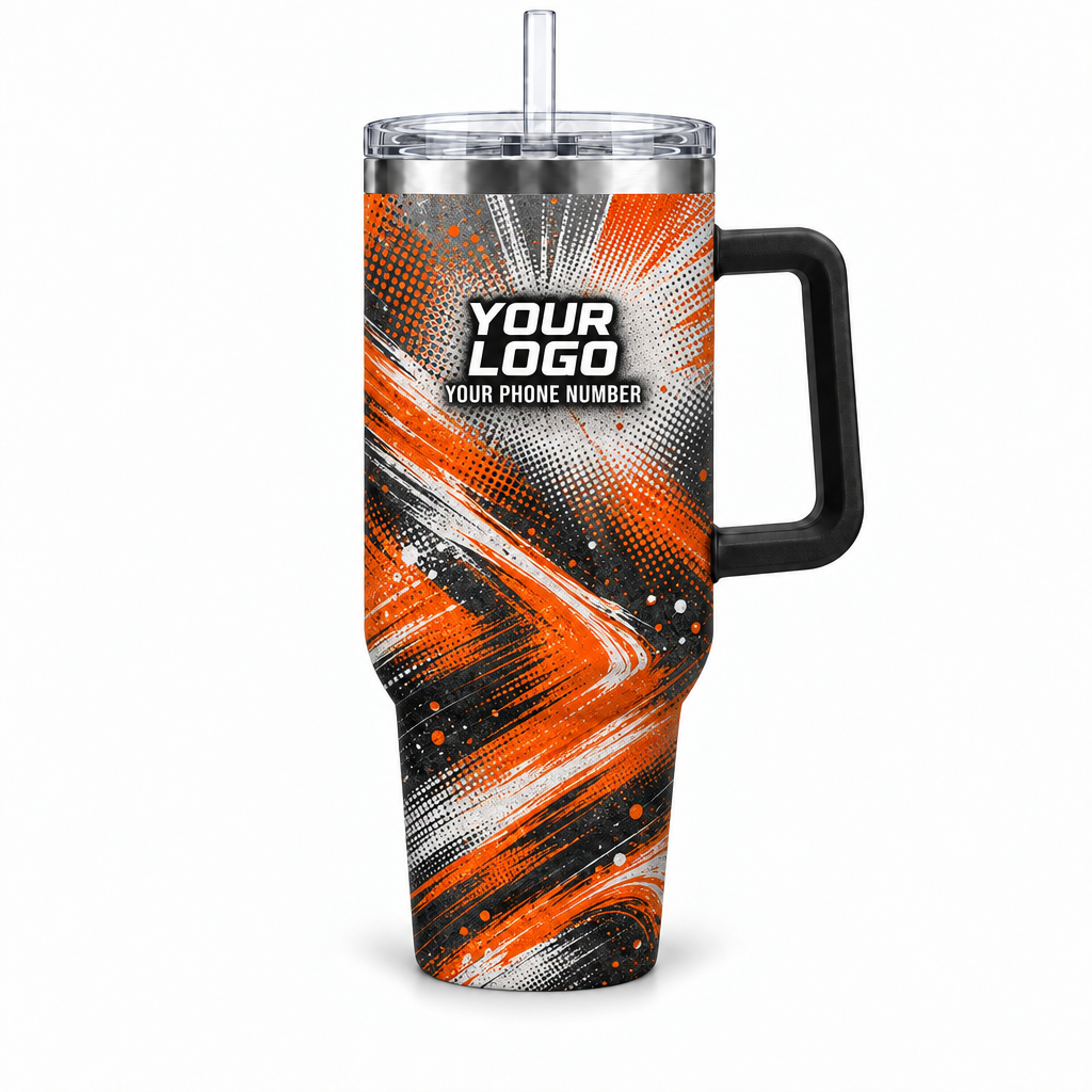 PTN011 personalized tumbler 40oz front product mockup