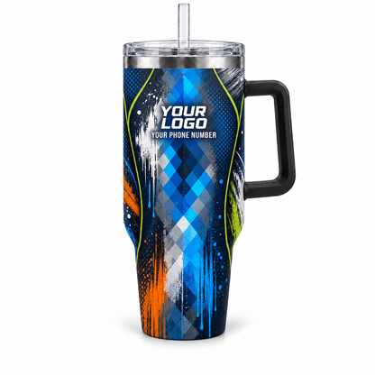 PTN012 personalized tumbler 40oz front product mockup