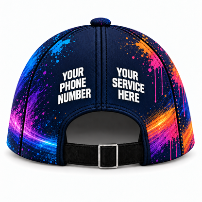 PTN014 personalized cap back product mockup