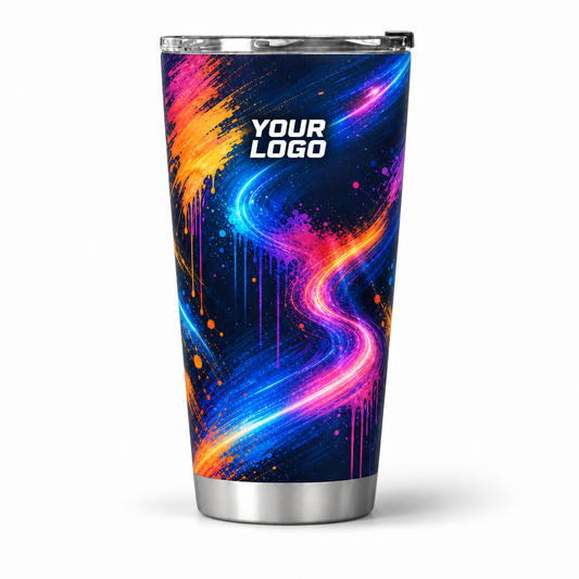 PTN014 personalized tumbler 20oz front product mockup