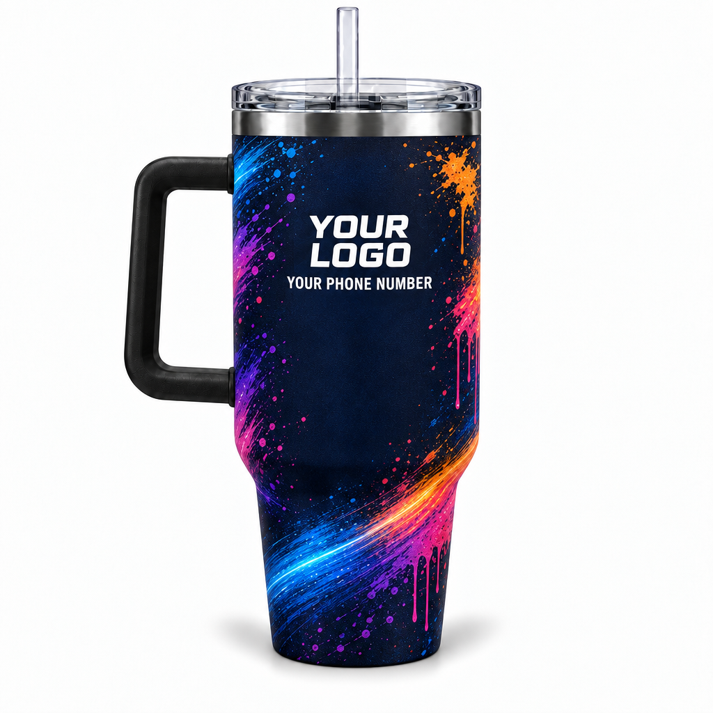 PTN014 personalized tumbler 40oz back product mockup