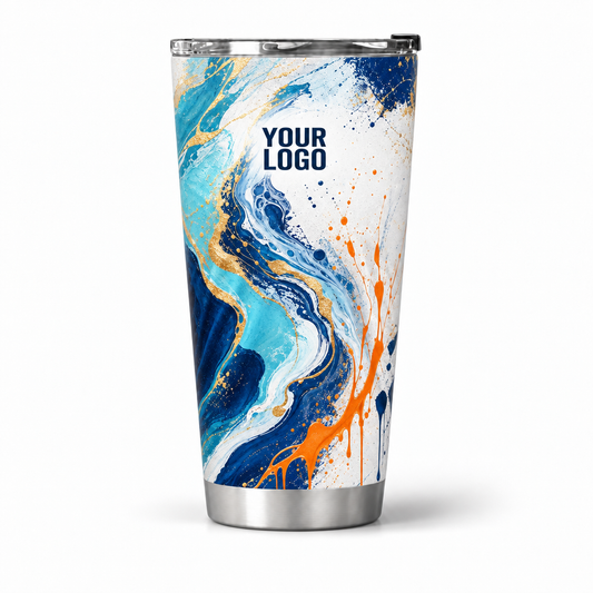 PTN015 personalized tumbler 20oz front product mockup