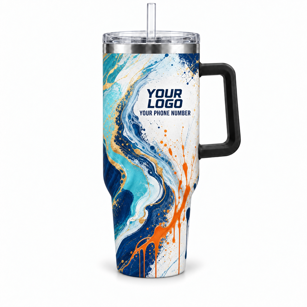 PTN015 personalized tumbler 40oz front product mockup