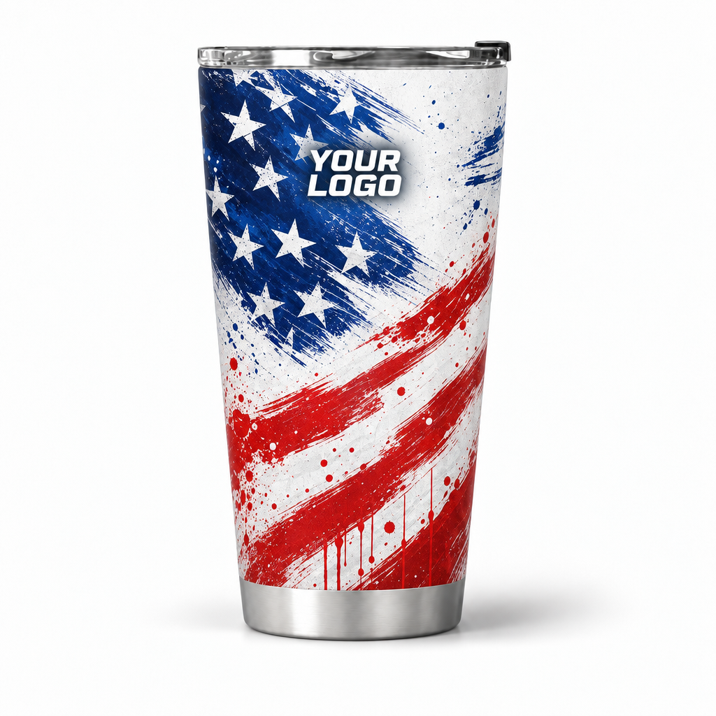 PTN016 personalized tumbler 20oz front product mockup