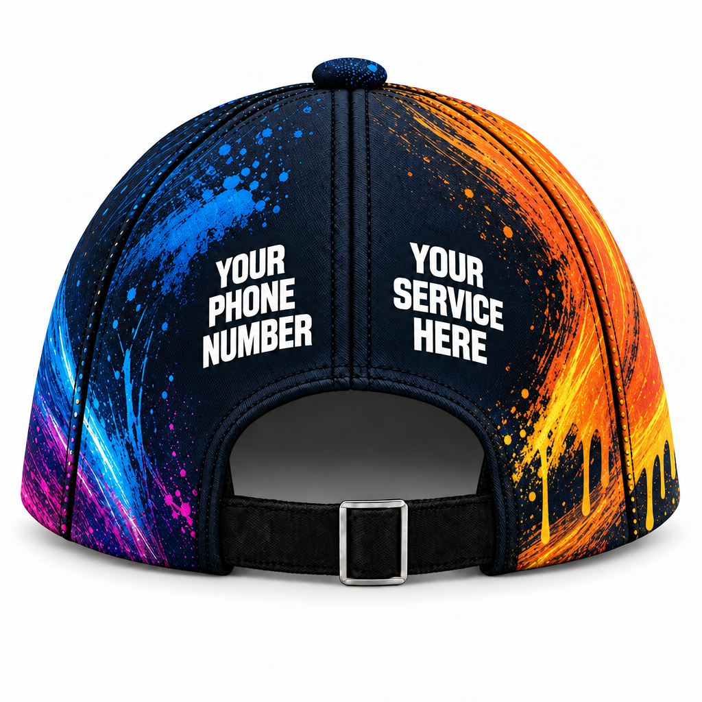 PTN017 personalized cap back product mockup
