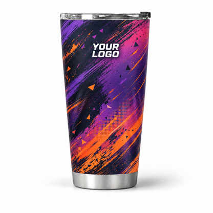 PTN018 personalized tumbler 20oz front product mockup