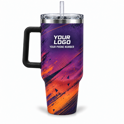 PTN018 personalized tumbler 40oz back product mockup